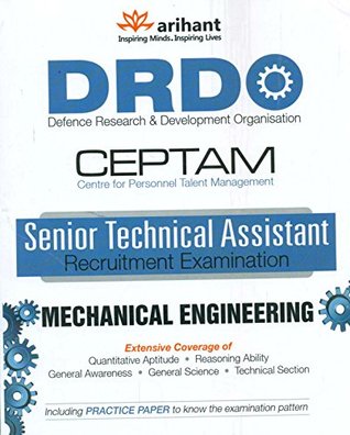 Download DRDO CEPTAM Senior Technical Assistant Mechanical Engineering (Old Edition) - Arihant Experts file in PDF