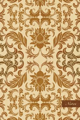 Read online Notes: 6x9 Unruled Blank Notebook - Aboriginal Curve Cross Nature Leaf Plant Flower - Retro Brown Worn Out Vintage Seamless Pattern Cover. Matte Softcover and Cream Interior Papers. - NOT A BOOK file in PDF