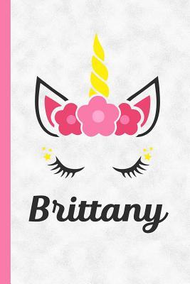 Download Brittany: Personalized Name Unicorn Notebook Journal College Ruled Blank Lined (6 X 9) Small Composition Book Planner Diary Softback Cover Custom Gift for Unicorn Lovers Girls - NOT A BOOK file in ePub