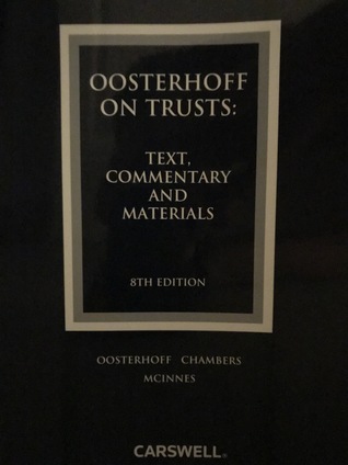 Download Oosterhoff On Trusts: Text, Commentary And Materials - A.H. Oosterhoff | PDF
