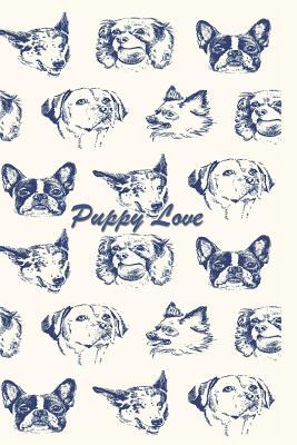 Download Puppy Love: 124 Page Softcover, Has Lined And/Or Blank Pages with a Dog Border, College Rule Composition (6 - Purple Phoenix Publishing | PDF