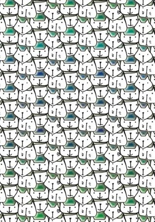 Read online Cat Pattern Notebook -- Creative Journal: 7x10, Cream Paper, 5mm Dot Grid, 184 Pages -  | ePub