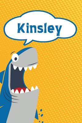 Read Kinsley: Personalized Shark Writting Journal, Notebook, Diary, for Kids 120 Pages 6x9 -  | PDF