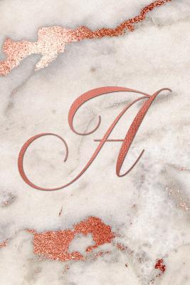 Read online A: Letter A Dotted Matrix Notebook and Planner, Rose Gold on Rose Gold Marble, Personalized Bullet Dot Grid Journal Monogram Initial, 6 x 9 - Baby Grass Design | ePub
