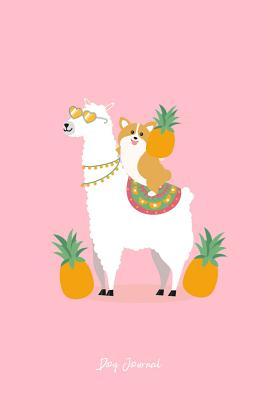 Download Dog Journal: Dot Grid Journal - Corgi Dog With A Llama With Pineapple Elements Cute Animal Gift Idea - Pink Dotted Diary, Planner, Gratitude, Writing, Travel, Goal, Bullet Notebook - 6x9 120 pages -  file in ePub
