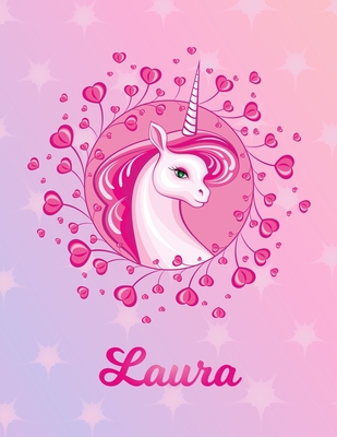 Read Laura: Unicorn Sheet Music Note Manuscript Notebook Paper Magical Horse Personalized Letter L Initial Custom First Name Cover Musician Composer Instrument Composition Book 12 Staves a Page Staff Line Notepad Notation Guide Compose Write Songs - Unicornmusic Publications | PDF
