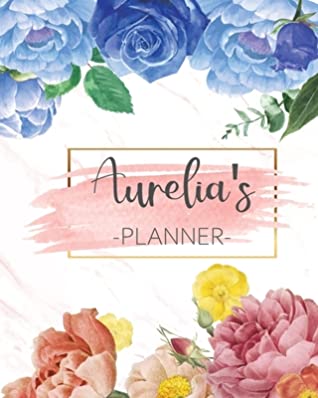 Download Aurelia's Planner: Monthly Planner 3 Years January - December 2020-2022 Monthly View Calendar Views Floral Cover - Sunday start - Babanana Planner | ePub